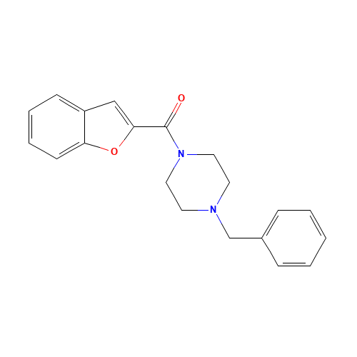 1-benzofuran-2-yl-(4-benzylpiperazin-1-yl)methanone (CAS: 41717-30-0) - Related Chemical Product