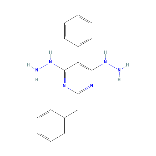 (2-benzyl-6-hydrazinyl-5-phenylpyrimidin-4-yl)hydrazine (CAS: 21587-28-0) - Related Chemical Product