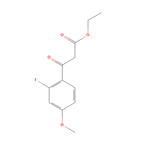ethyl 3-(2-fluoro-4-methoxyphenyl)-3-oxopropanoate (CAS: 188182-79-8) - Related Chemical Product