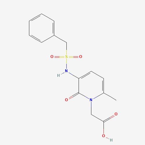 2-[3-(benzylsulfonylamino)-6-methyl-2-oxopyridin-1-yl]acetic acid (CAS: 179523-60-5) - Related Chemical Product