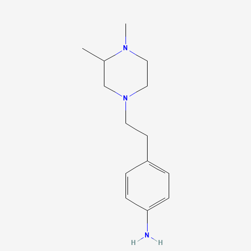 4-[2-(3,4-dimethylpiperazin-1-yl)ethyl]aniline (CAS: 837422-04-5) - Related Chemical Product