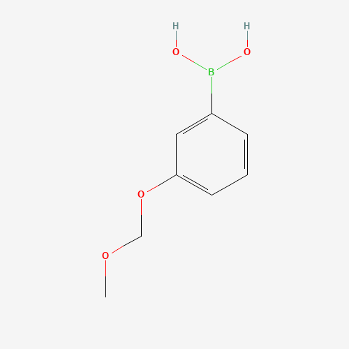 [3-(methoxymethoxy)phenyl]boronic acid (CAS: 216443-40-2) - Chemical Structure and Molecular Formula 