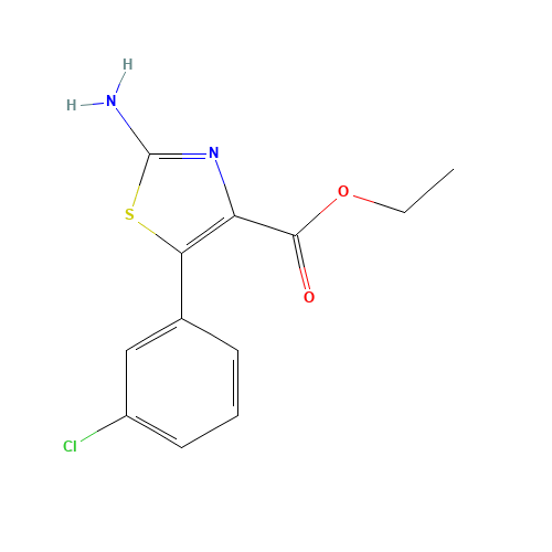 ethyl 2-amino-5-(3-chlorophenyl)-1,3-thiazole-4-carboxylate (CAS: 77505-90-9) - Related Chemical Product