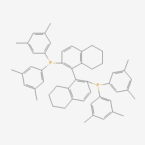 [1-[2-bis(3,5-dimethylphenyl)phosphanyl-5,6,7,8-tetrahydronaphthalen-1-yl]-5,6,7,8-tetrahydronaphthalen-2-yl]-bis(3,5-dimethylphenyl)phosphane (CAS: 190003-83-9) - Related Chemical Product