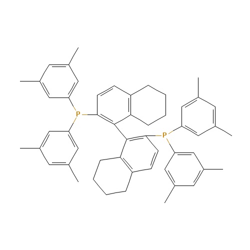 [1-[2-bis(3,5-dimethylphenyl)phosphanyl-5,6,7,8-tetrahydronaphthalen-1-yl]-5,6,7,8-tetrahydronaphthalen-2-yl]-bis(3,5-dimethylphenyl)phosphane (CAS: 190003-83-9) - Related Chemical Product