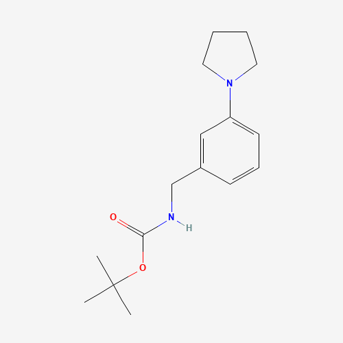 tert-butyl N-[(3-pyrrolidin-1-ylphenyl)methyl]carbamate (CAS: 828242-06-4) - Related Chemical Product
