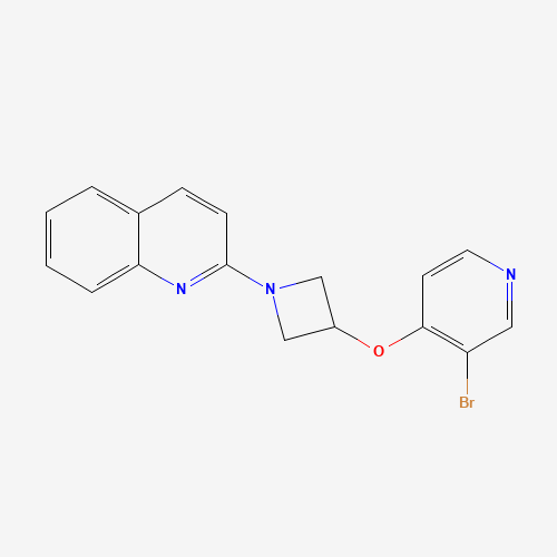 2-[3-(3-bromopyridin-4-yl)oxyazetidin-1-yl]quinoline (CAS: 1350607-57-6) - Related Chemical Product