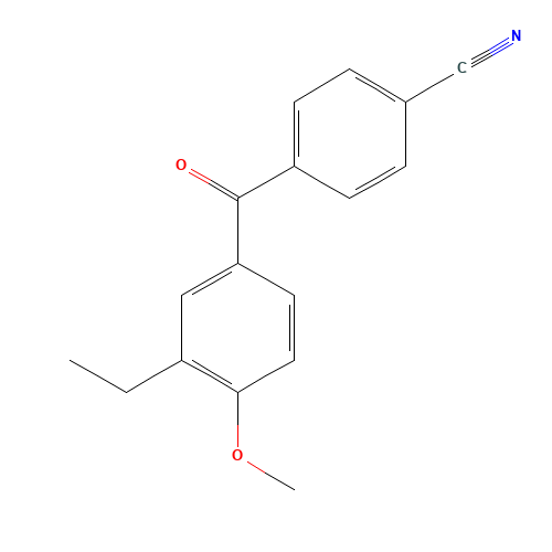 4-(3-ethyl-4-methoxybenzoyl)benzonitrile (CAS: 1445577-69-4) - Related Chemical Product