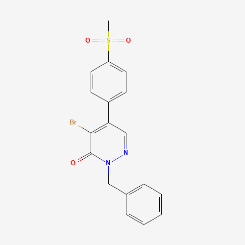 2-benzyl-4-bromo-5-(4-methylsulfonylphenyl)pyridazin-3-one (CAS: 213764-20-6) - Related Chemical Product