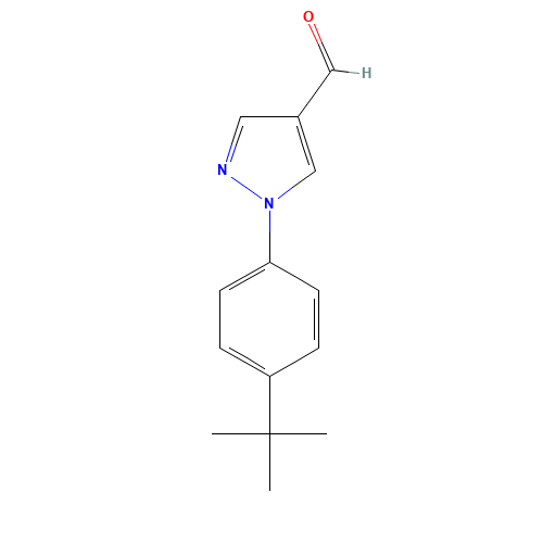 1-(4-tert-butylphenyl)pyrazole-4-carbaldehyde (CAS: 343604-40-0) - Related Chemical Product