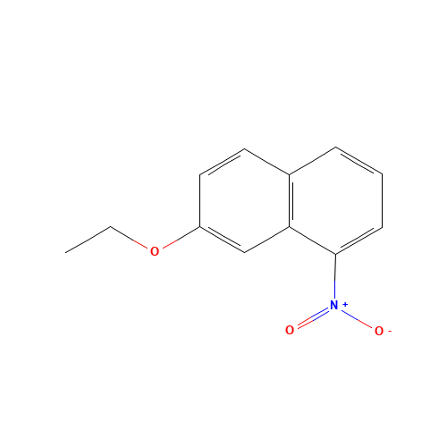 7-ethoxy-1-nitronaphthalene (CAS: 1092353-01-9) - Chemical Structure and Molecular Formula 