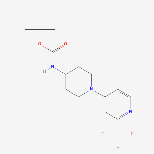 tert-butyl N-[1-[2-(trifluoromethyl)pyridin-4-yl]piperidin-4-yl]carbamate (CAS: 1329672-98-1) - Related Chemical Product