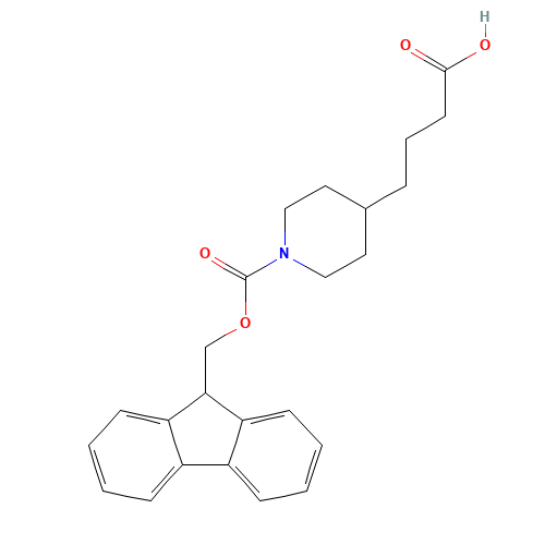 4-[1-(9H-fluoren-9-ylmethoxycarbonyl)piperidin-4-yl]butanoic acid (CAS: 885274-47-5) - Related Chemical Product