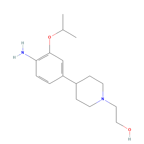 2-[4-(4-amino-3-propan-2-yloxyphenyl)piperidin-1-yl]ethanol (CAS: 1462951-21-8) - Related Chemical Product