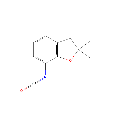 7-isocyanato-2,2-dimethyl-3H-1-benzofuran (CAS: 87254-55-5) - Related Chemical Product