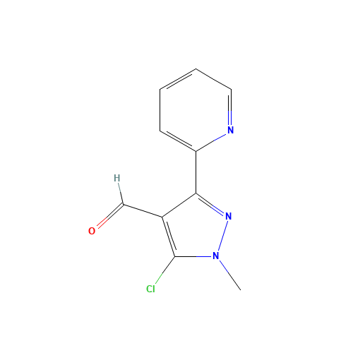 5-chloro-1-methyl-3-pyridin-2-ylpyrazole-4-carbaldehyde (CAS: 857640-07-4) - Related Chemical Product