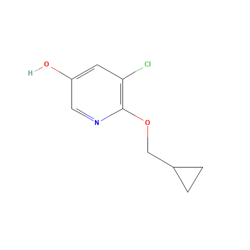 5-chloro-6-(cyclopropylmethoxy)pyridin-3-ol (CAS: 1355067-44-5) - Related Chemical Product