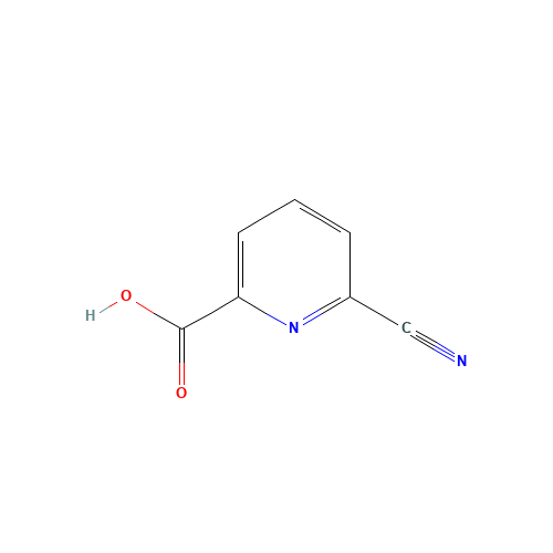 6-cyanopyridine-2-carboxylic acid (CAS: 872602-74-9) - Chemical Structure and Molecular Formula 