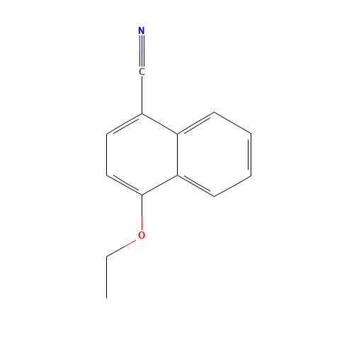 4-ethoxynaphthalene-1-carbonitrile (CAS: 62677-55-8) - Chemical Structure and Molecular Formula 