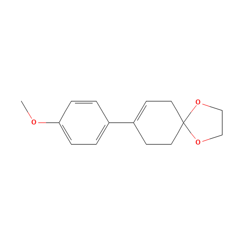 8-(4-methoxyphenyl)-1,4-dioxaspiro[4.5]dec-7-ene (CAS: 67019-46-9) - Related Chemical Product