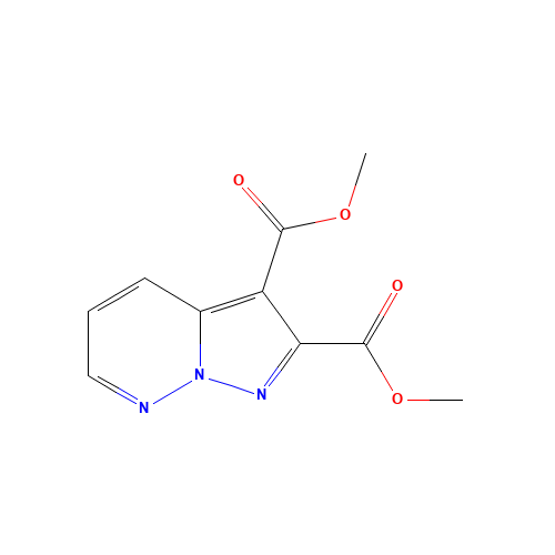 dimethyl pyrazolo[1,5-b]pyridazine-2,3-dicarboxylate (CAS: 35073-20-2) - Chemical Structure and Molecular Formula 