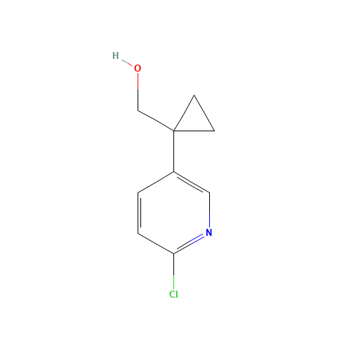 [1-(6-chloropyridin-3-yl)cyclopropyl]methanol (CAS: 858036-16-5) - Related Chemical Product