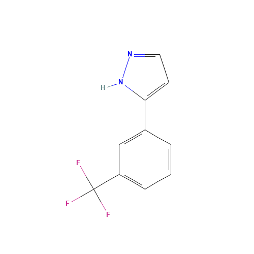 5-[3-(trifluoromethyl)phenyl]-1H-pyrazole (CAS: 149739-48-0) - Related Chemical Product