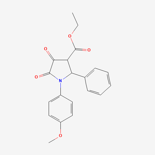 ethyl 1-(4-methoxyphenyl)-4,5-dioxo-2-phenylpyrrolidine-3-carboxylate (CAS: 401941-23-9) - Related Chemical Product