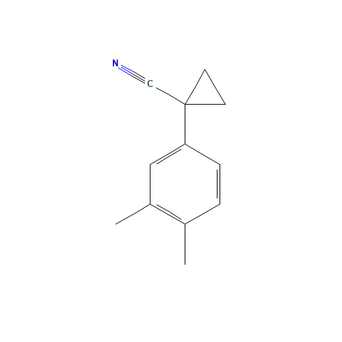 1-(3,4-dimethylphenyl)cyclopropane-1-carbonitrile (CAS: 186347-64-8) - Related Chemical Product