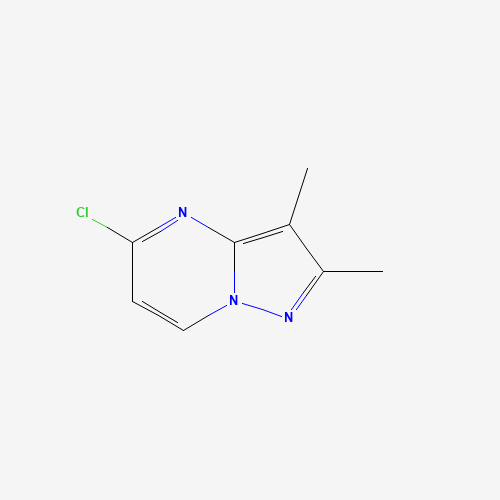 5-chloro-2,3-dimethylpyrazolo[1,5-a]pyrimidine (CAS: 1500104-09-5) - Chemical Structure and Molecular Formula 