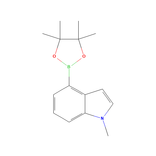 1-methyl-4-(4,4,5,5-tetramethyl-1,3,2-dioxaborolan-2-yl)indole (CAS: 898289-06-0) - Related Chemical Product