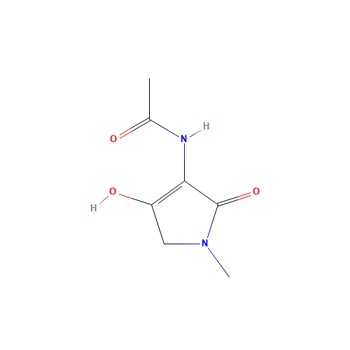 N-(3-hydroxy-1-methyl-5-oxo-2H-pyrrol-4-yl)acetamide (CAS: 17771-38-9) - Related Chemical Product