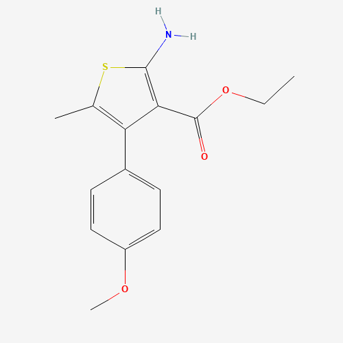 ethyl 2-amino-4-(4-methoxyphenyl)-5-methylthiophene-3-carboxylate (CAS: 350989-93-4) - Related Chemical Product