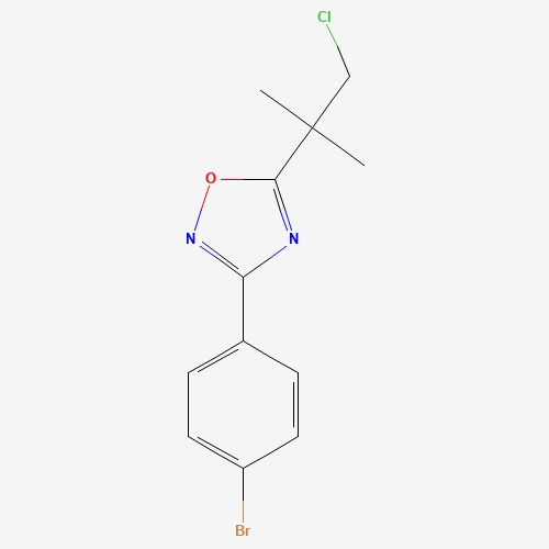 3-(4-bromophenyl)-5-(1-chloro-2-methylpropan-2-yl)-1,2,4-oxadiazole (CAS: 1033201-95-4) - Related Chemical Product