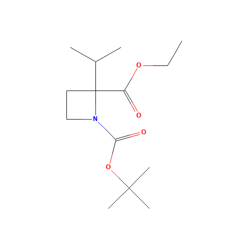 1-O-tert-butyl 2-O-ethyl 2-propan-2-ylazetidine-1,2-dicarboxylate (CAS: 1391080-19-5) - Related Chemical Product