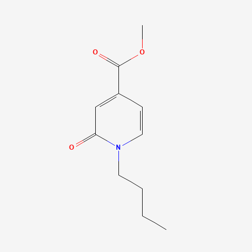 methyl 1-butyl-2-oxopyridine-4-carboxylate (CAS: 1203544-13-1) - Chemical Structure and Molecular Formula 
