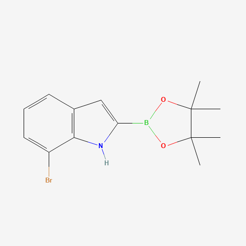 7-bromo-2-(4,4,5,5-tetramethyl-1,3,2-dioxaborolan-2-yl)-1H-indole (CAS: 1072812-23-7) - Related Chemical Product
