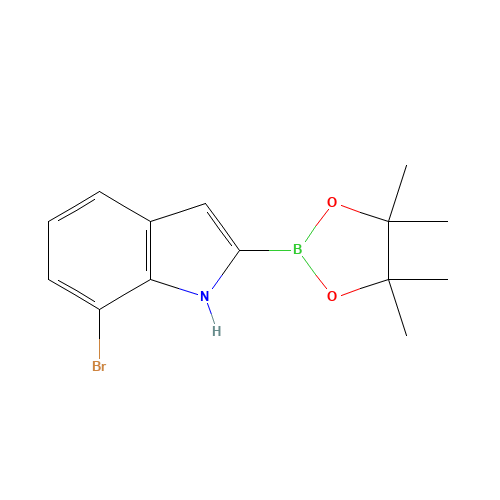 7-bromo-2-(4,4,5,5-tetramethyl-1,3,2-dioxaborolan-2-yl)-1H-indole (CAS: 1072812-23-7) - Related Chemical Product