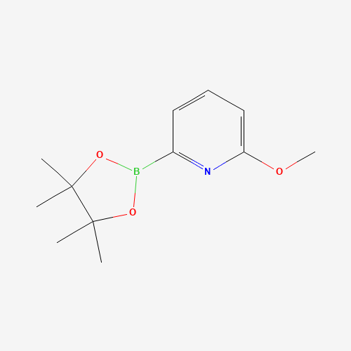 2-methoxy-6-(4,4,5,5-tetramethyl-1,3,2-dioxaborolan-2-yl)pyridine (CAS: 1034297-69-2) - Related Chemical Product