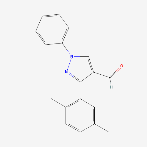 3-(2,5-dimethylphenyl)-1-phenylpyrazole-4-carbaldehyde (CAS: 431073-03-9) - Related Chemical Product
