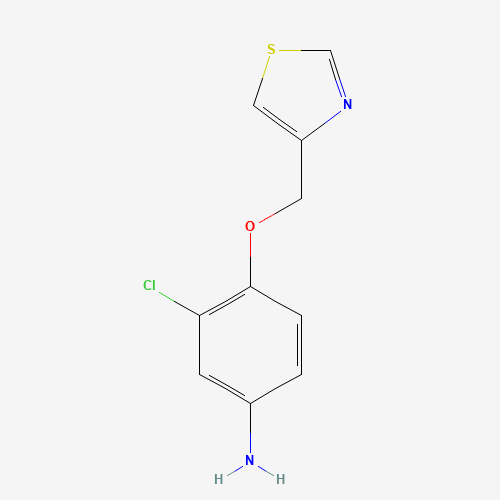 3-chloro-4-(1,3-thiazol-4-ylmethoxy)aniline (CAS: 833474-42-3) - Related Chemical Product
