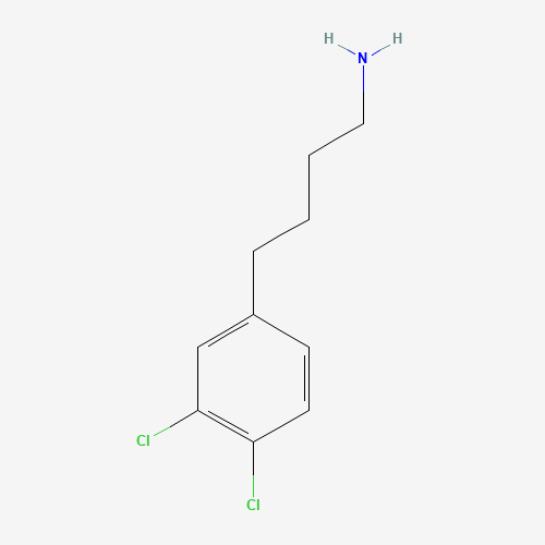 4-(3,4-dichlorophenyl)butan-1-amine (CAS: 732189-89-8) - Chemical Structure and Molecular Formula 