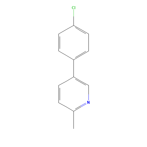 5-(4-chlorophenyl)-2-methylpyridine (CAS: 23148-35-8) - Related Chemical Product