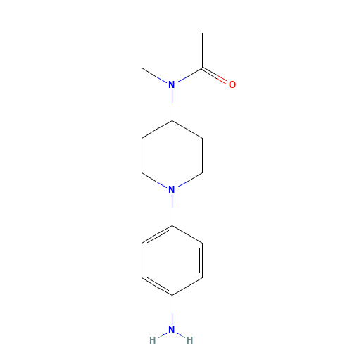 N-[1-(4-aminophenyl)piperidin-4-yl]-N-methylacetamide (CAS: 115091-12-8) - Related Chemical Product