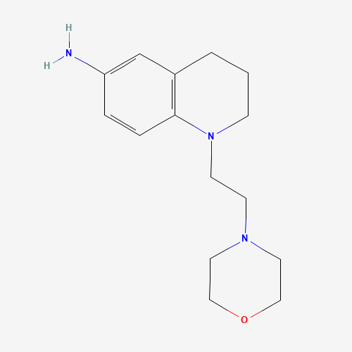 1-(2-morpholin-4-ylethyl)-3,4-dihydro-2H-quinolin-6-amine (CAS: 1019556-42-3) - Related Chemical Product