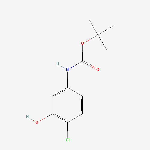 tert-butyl N-(4-chloro-3-hydroxyphenyl)carbamate (CAS: 345893-27-8) - Related Chemical Product