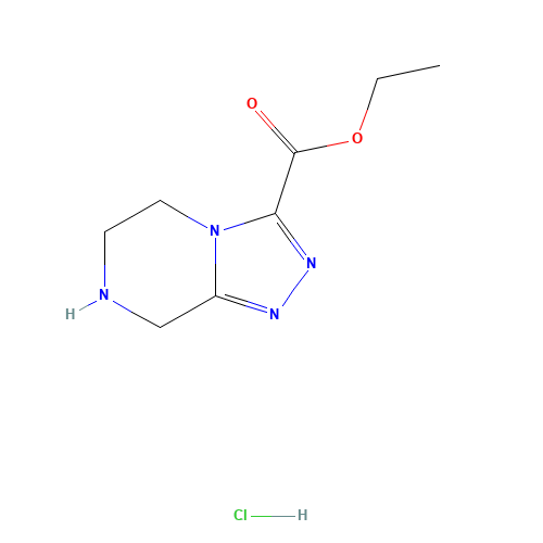 ethyl 5,6,7,8-tetrahydro-[1,2,4]triazolo[4,3-a]pyrazine-3-carboxylate;hydrochloride (CAS: 1187830-58-5) - Related Chemical Product
