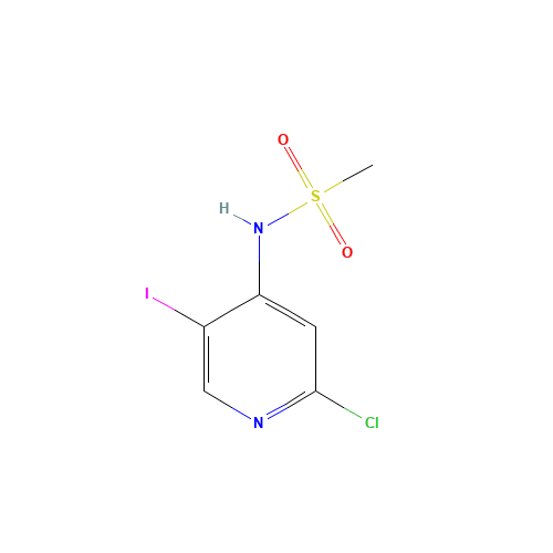 N-(2-chloro-5-iodopyridin-4-yl)methanesulfonamide (CAS: 1400286-64-7) - Related Chemical Product