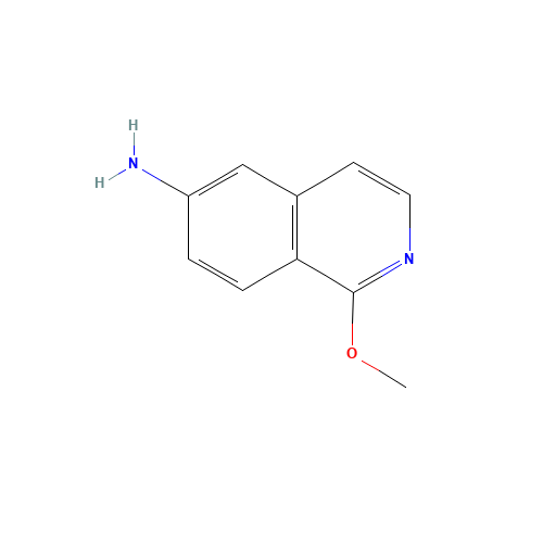 1-methoxyisoquinolin-6-amine (CAS: 347146-47-8) - Chemical Structure and Molecular Formula 