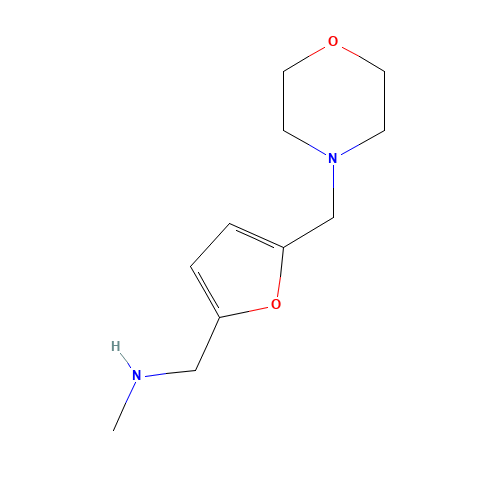 N-methyl-1-[5-(morpholin-4-ylmethyl)furan-2-yl]methanamine (CAS: 893741-66-7) - Related Chemical Product